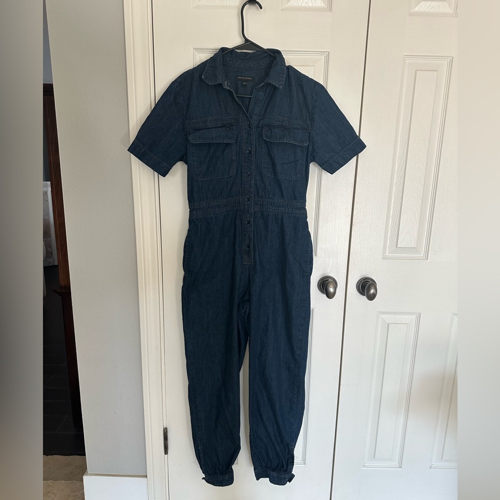 Banana Republic Women's Denim jumpsuit